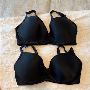 2 Leonisa Black Women's Intimates Bra 36DD